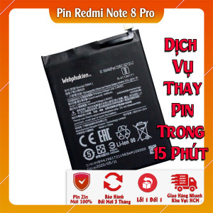 Pin Webphukien cho Xiaomi Redmi Note 8 Pro  Việt Nam BM4J 4500mAh